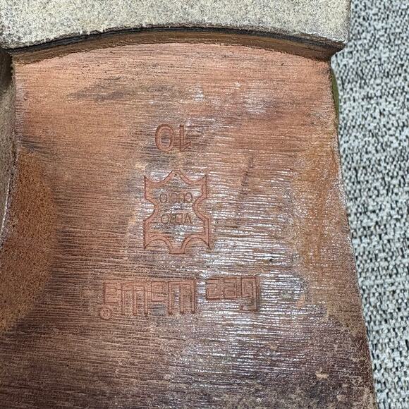 Gee WaWa By Anthropology Brown Suede Round Toe Lace Up Ankle Chukka Boots SZ 10 - Picture 8 of 11